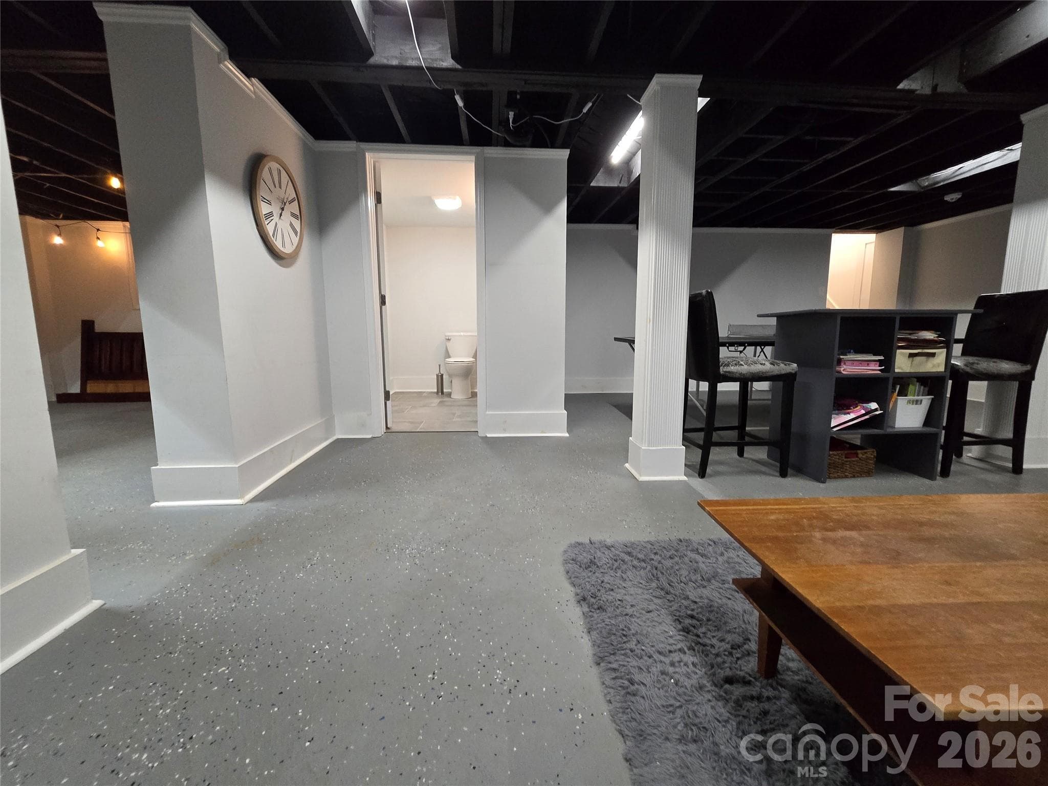 Basement Before New ceilings - 403 Stevens Street, China Grove