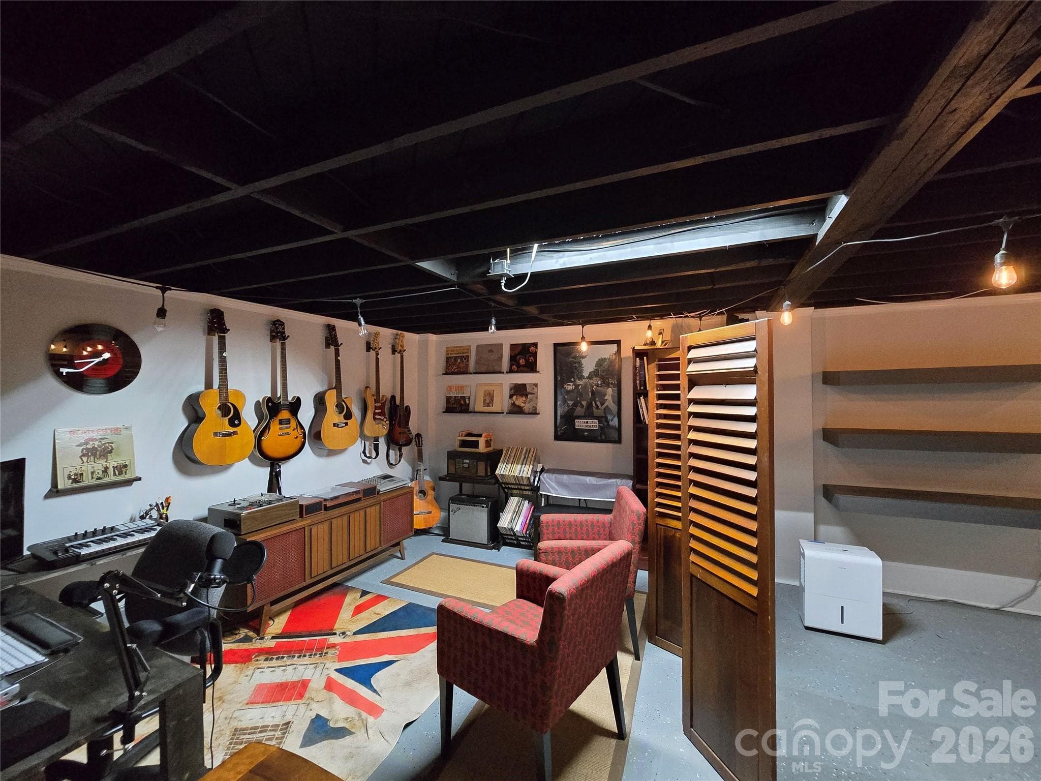 Basement Before New ceilings - 403 Stevens Street, China Grove