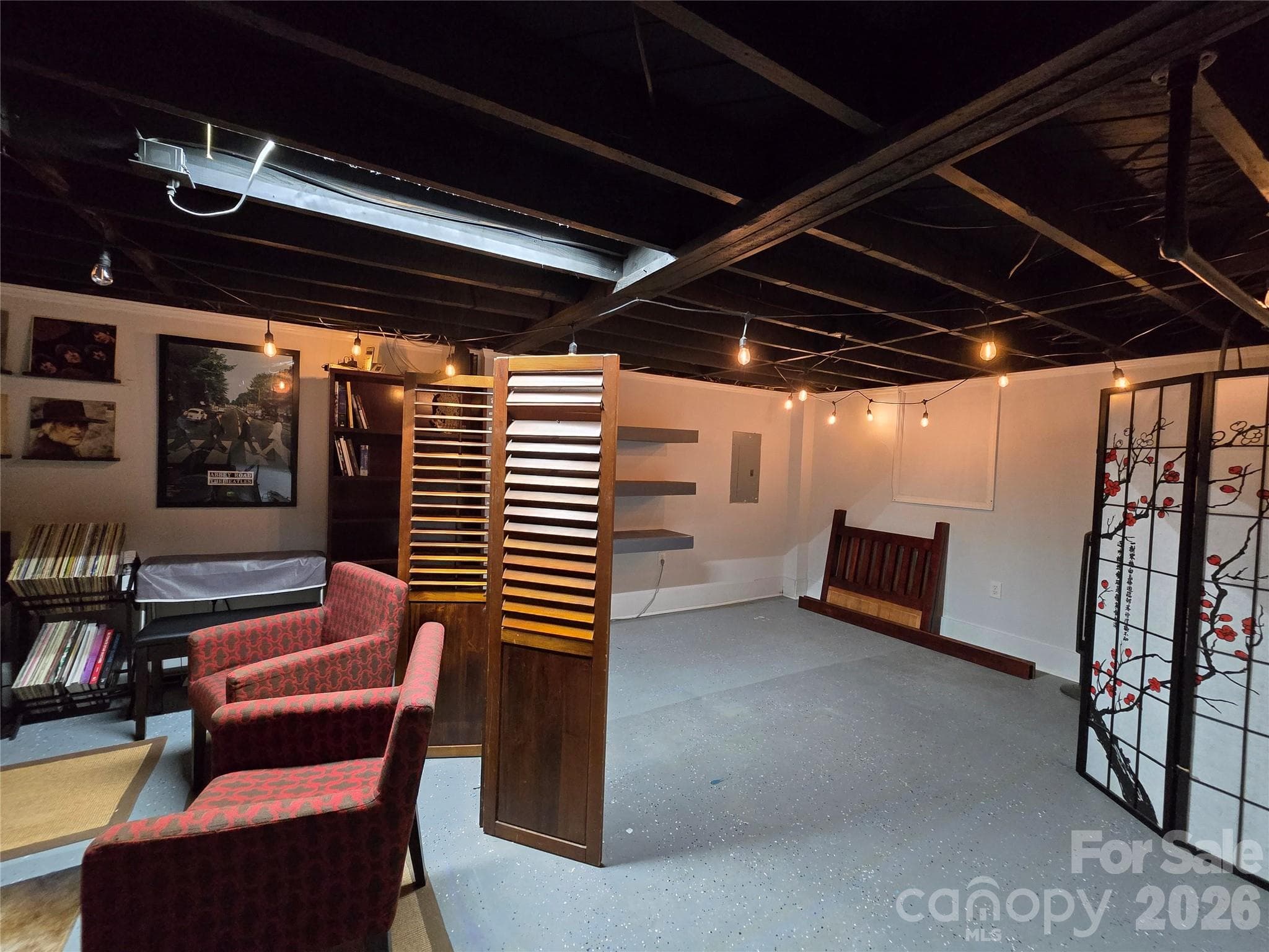 Basement Before New ceilings - 403 Stevens Street, China Grove