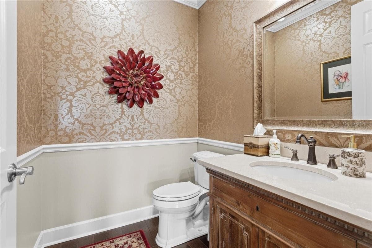 Guest Powder Room (downstairs) - 10401 NW 153RD TER, ALACHUA
