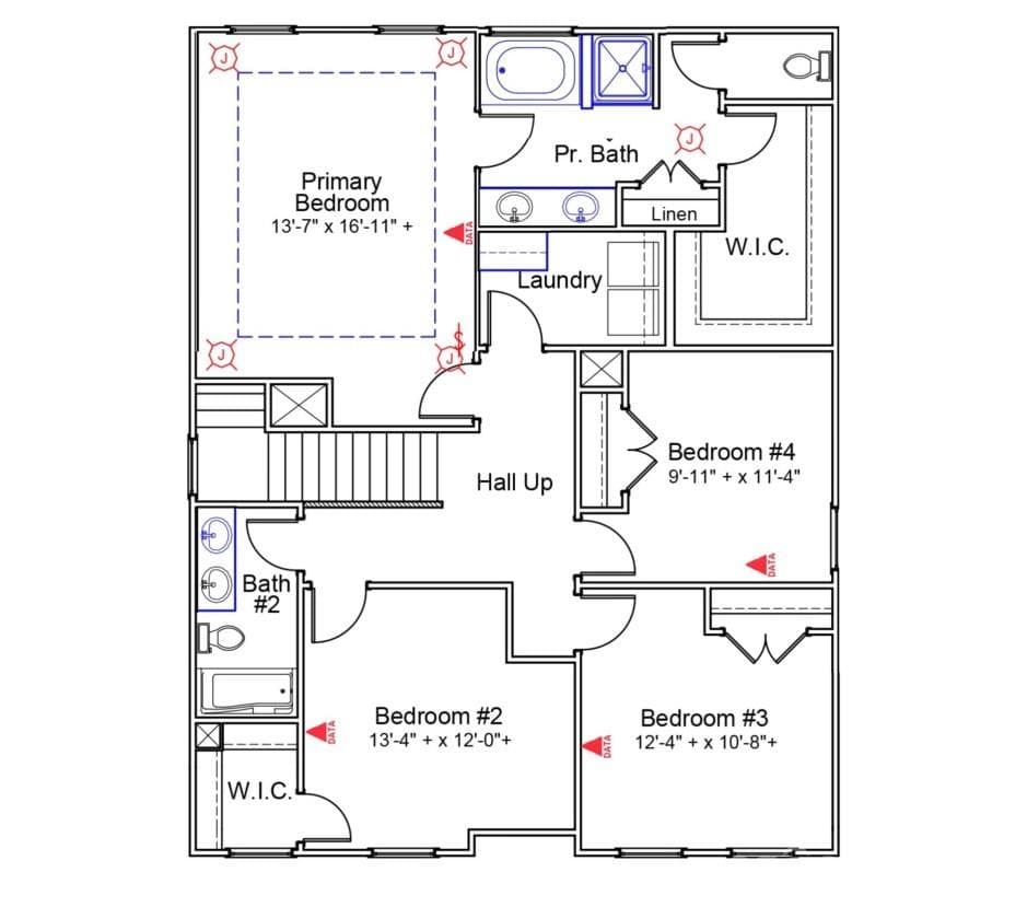 Floorplan - 2nd floor - 1227 Bansal Drive, Charlotte