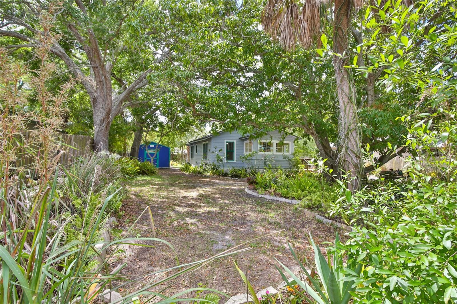 Main house showing shed - 708 42ND ST, SARASOTA