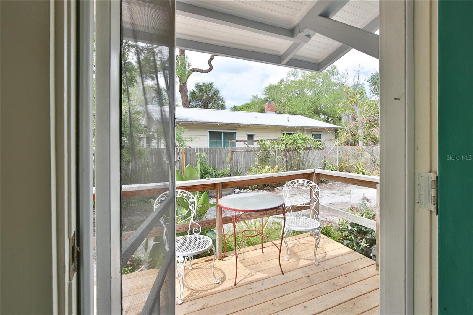 deck from main house - 708 42ND ST, SARASOTA