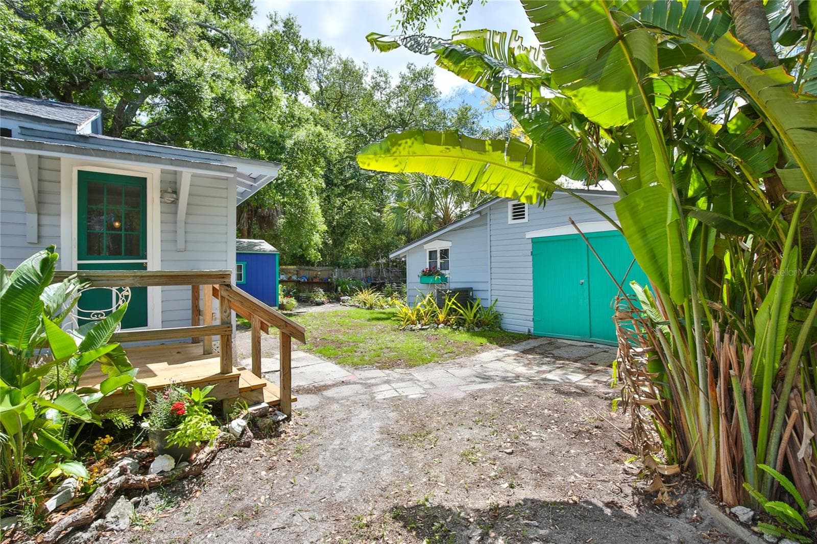 image from main house to garage - 708 42ND ST, SARASOTA