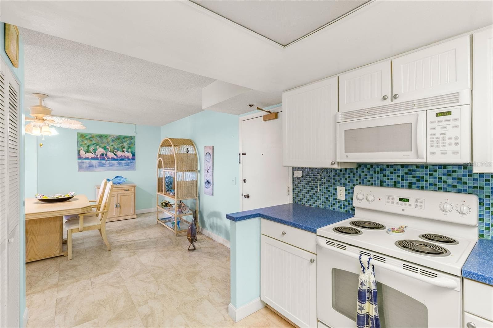 another view from Kitchen to Dining Area - 1 KEY CAPRI #102E, TREASURE ISLAND