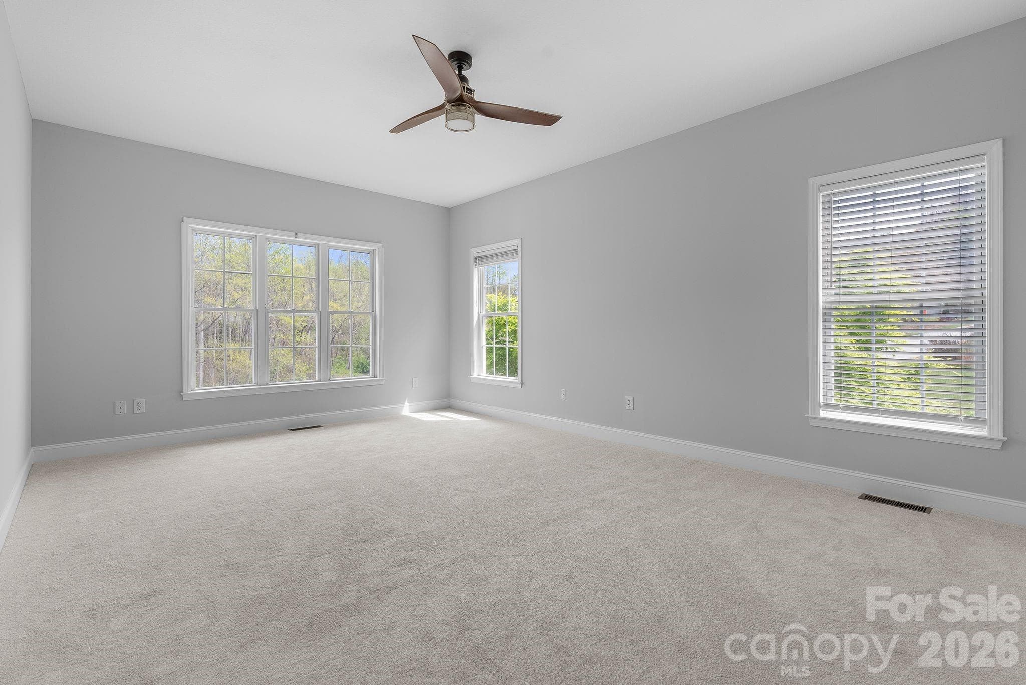 The primary bedroom is quite large, see floor plan - 79 Mill Pond Way, Hendersonville