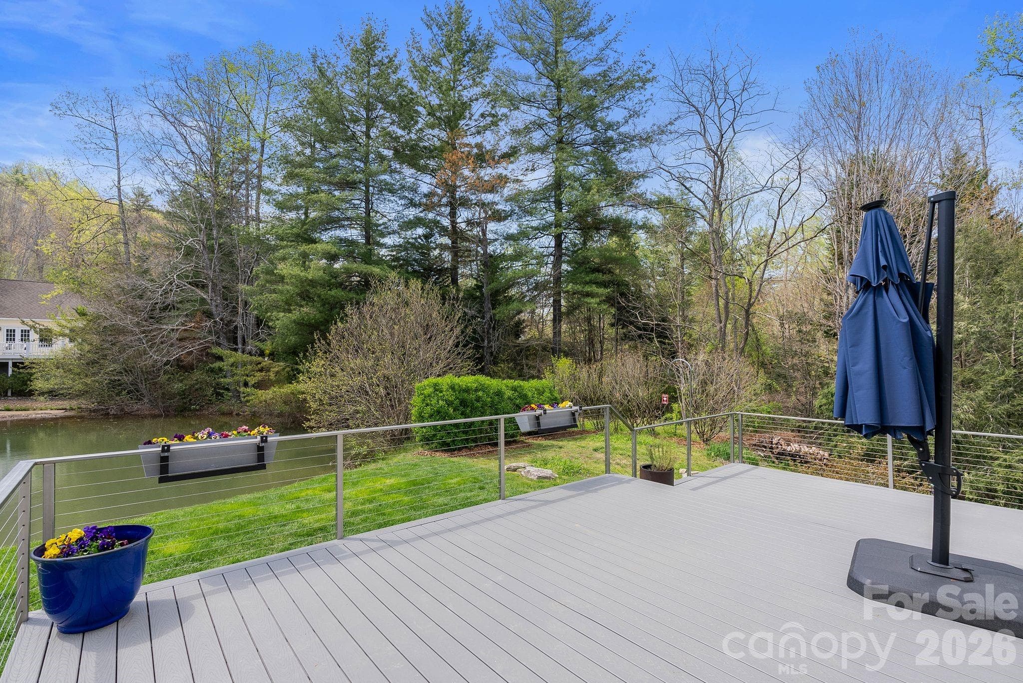 New Deck & Cable system Views - 79 Mill Pond Way, Hendersonville