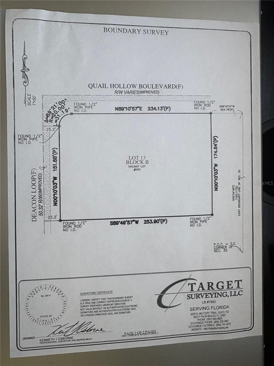 Land at QUAIL HOLLOW BLVD, WESLEY CHAPEL,, photo 16 of 16