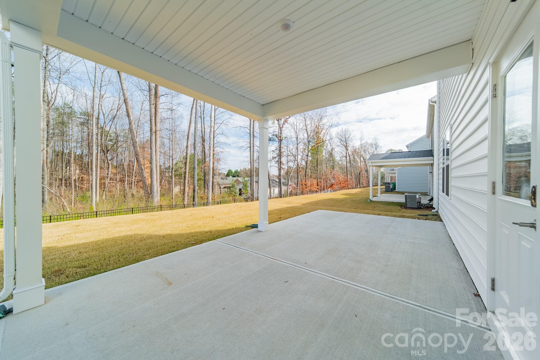Rear Covered Porch - 6012 Chumbley Point Road, Charlotte