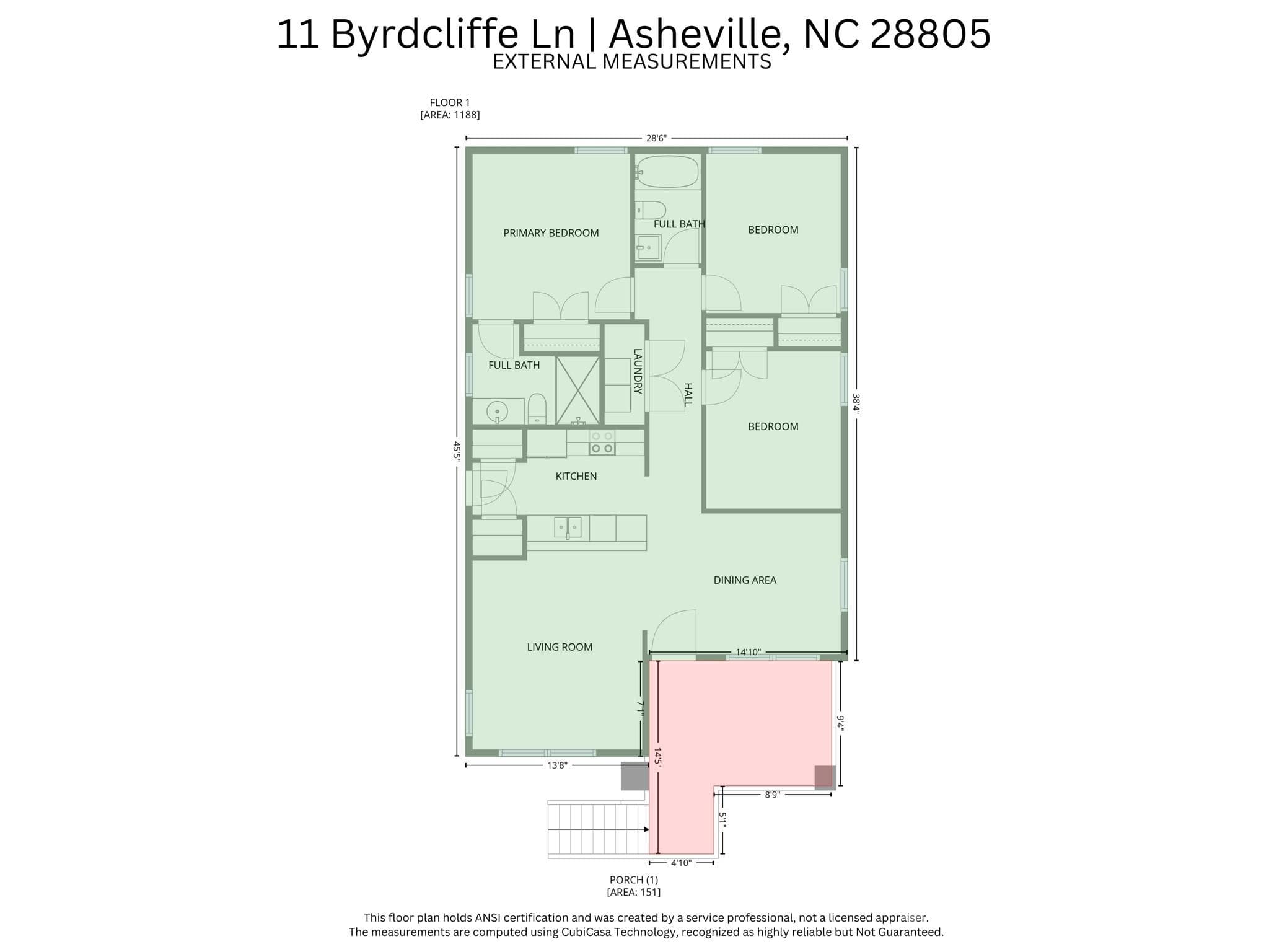Floor Plan - 11 Byrdcliffe Lane, Asheville