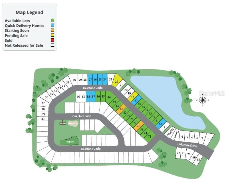 Oakstone Farms Plot Map - Lot 87! - 8595 OAKSTONE CIR, LEESBURG