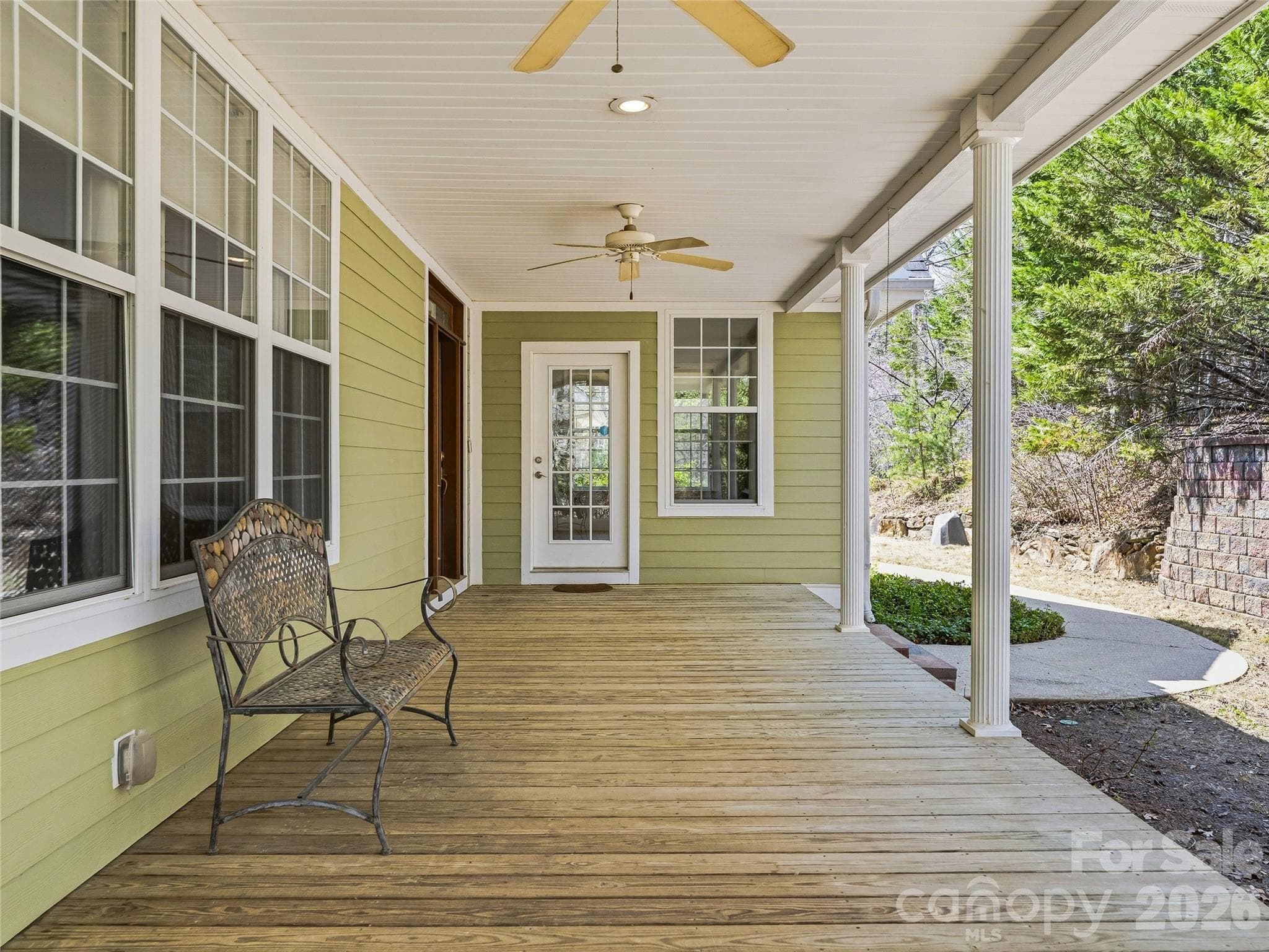 Covered Front Porch - 196 Blackbird Lane, Tryon