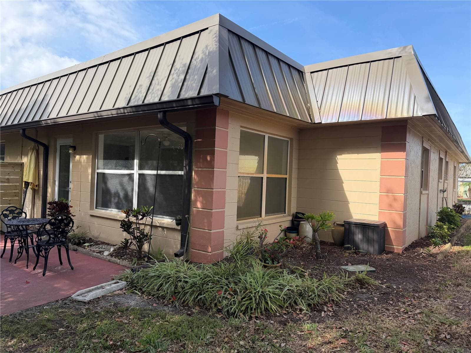 Back of Condo w/Garden Area - 4412 SUNSTATE DR #A, NEW PORT RICHEY