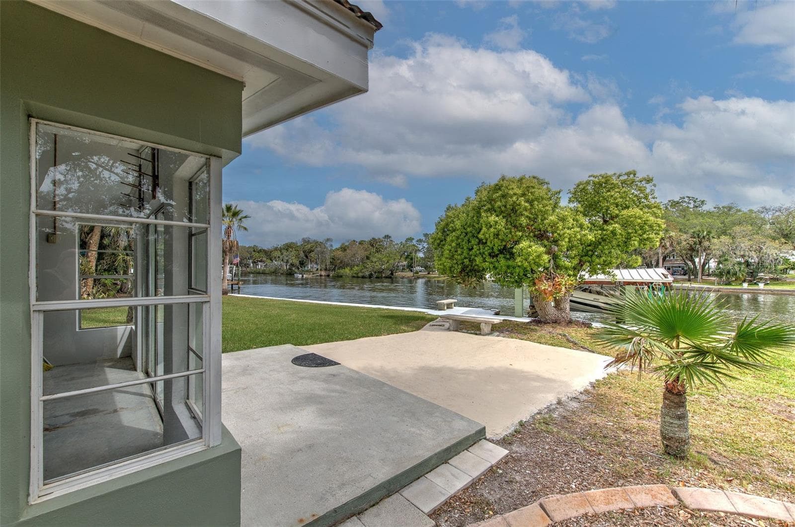 Nice water views from the party pavilion / workshop - 7102 MANDY LN, NEW PORT RICHEY