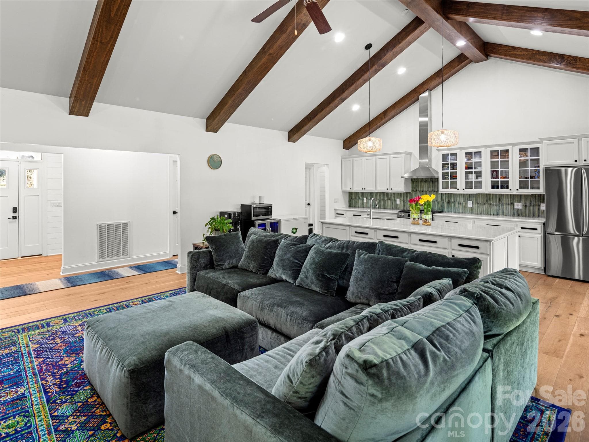 Lightness and ease in this open space - 127 Rockbridge Road, Mills River