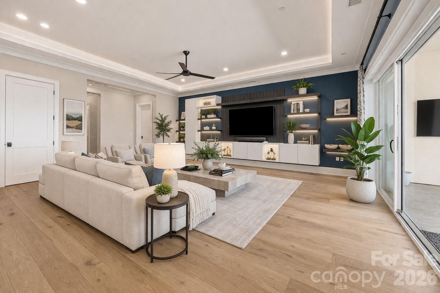 Living Room part of the open concept living area - 19329 Watermark Drive, Cornelius