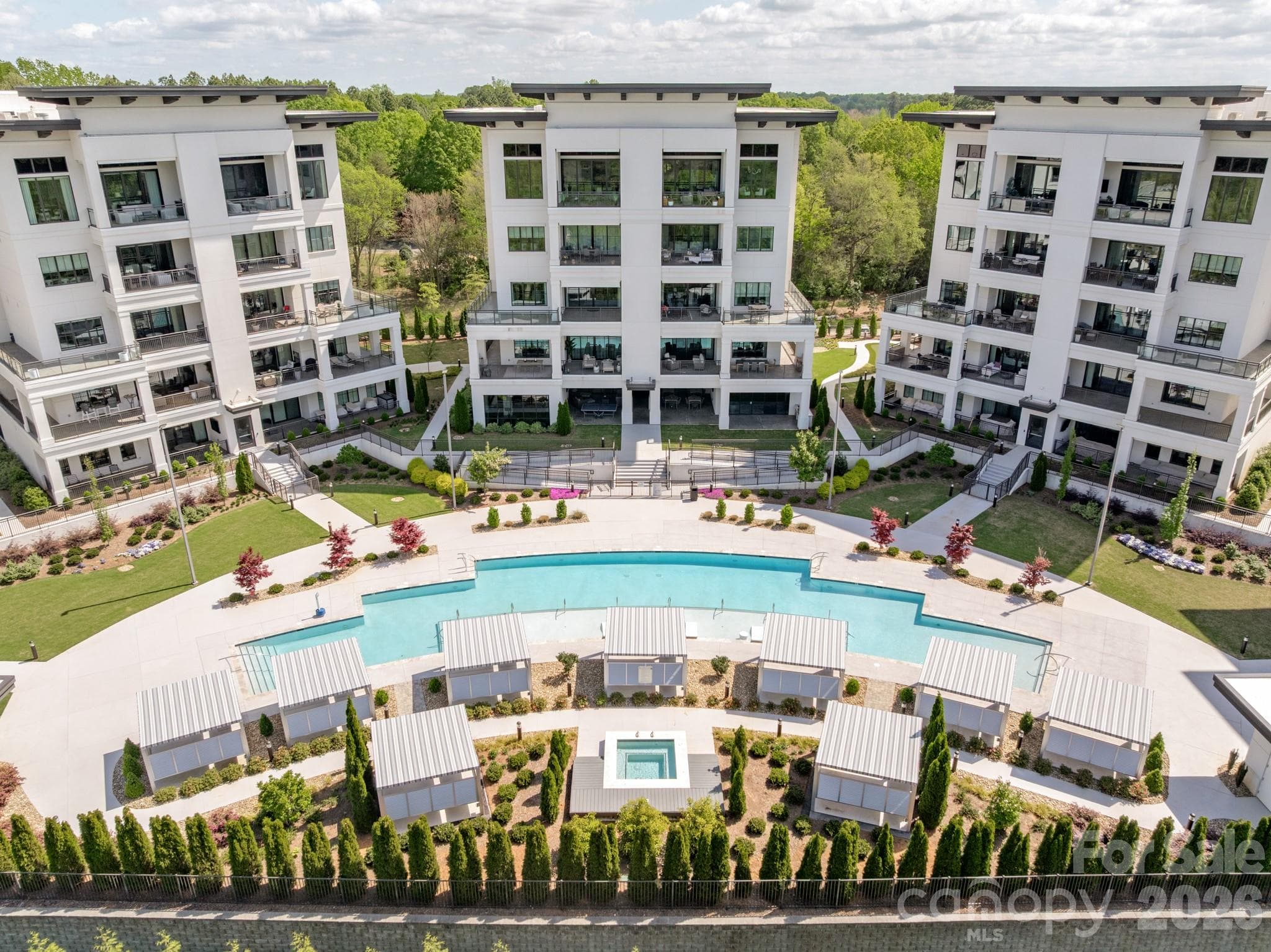 Beautiful view of pool - 19329 Watermark Drive, Cornelius