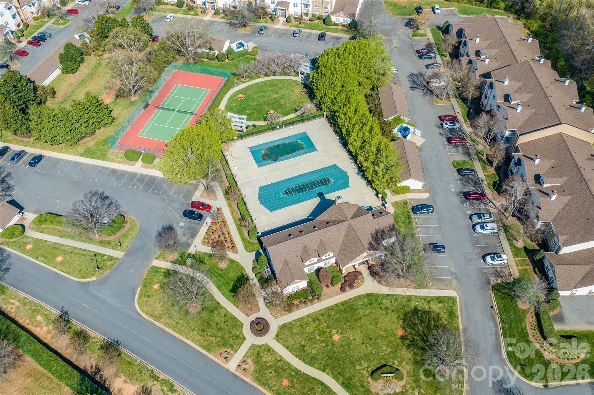 Clubhouse Pools Tennis - 16439 Golden River Lane, Charlotte