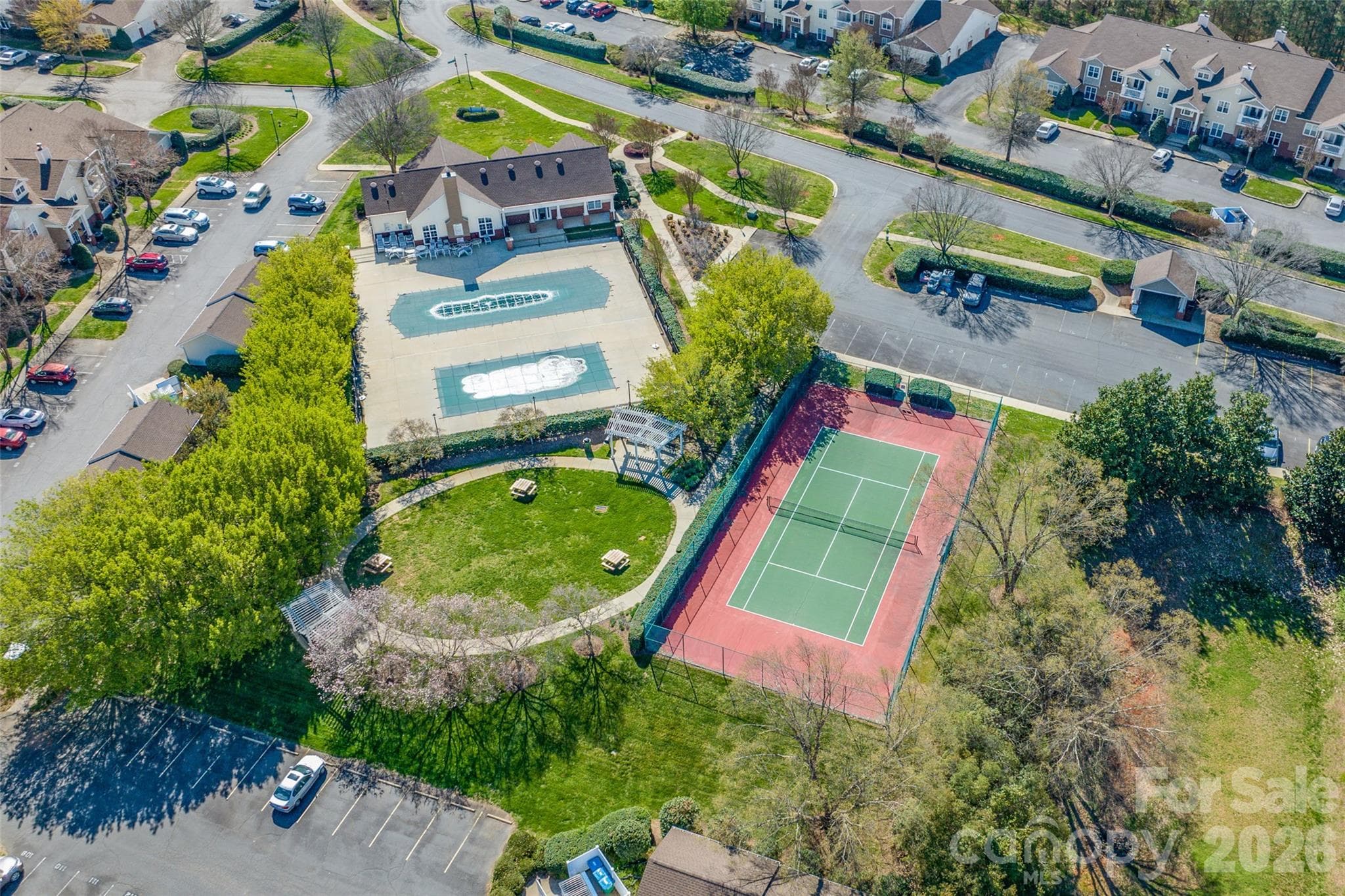 Clubhouse Pools Tennis - 16439 Golden River Lane, Charlotte