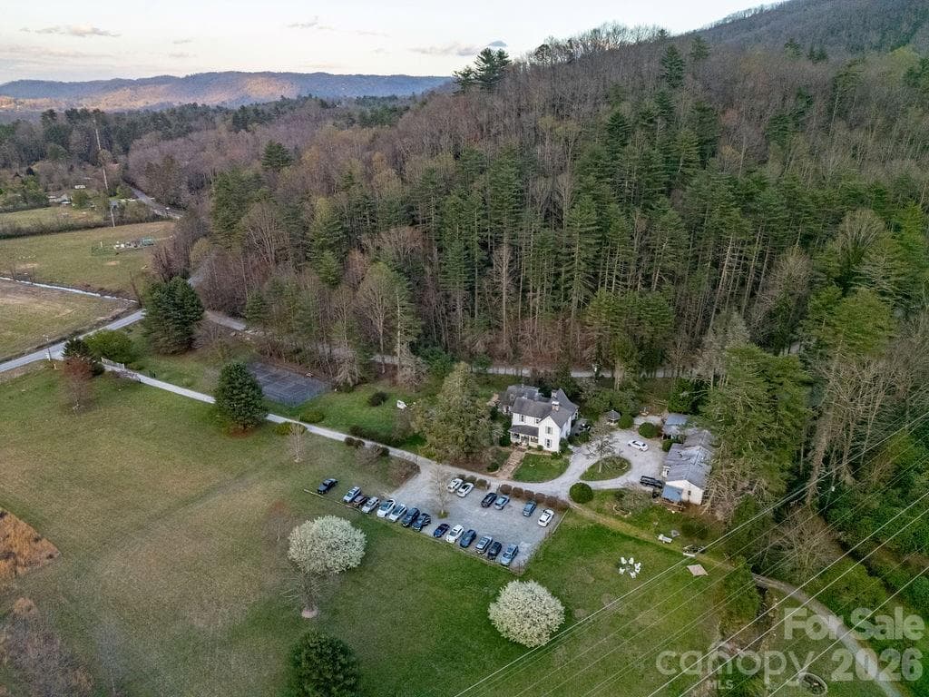 Arial View of Estate - 151 Everett Road, Pisgah Forest
