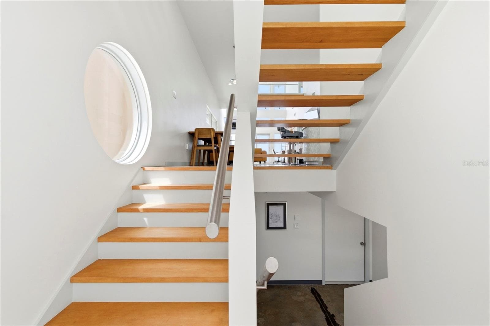 Main Stairwell From Ground Level to Main Level - 8680 W GULF BLVD, TREASURE ISLAND