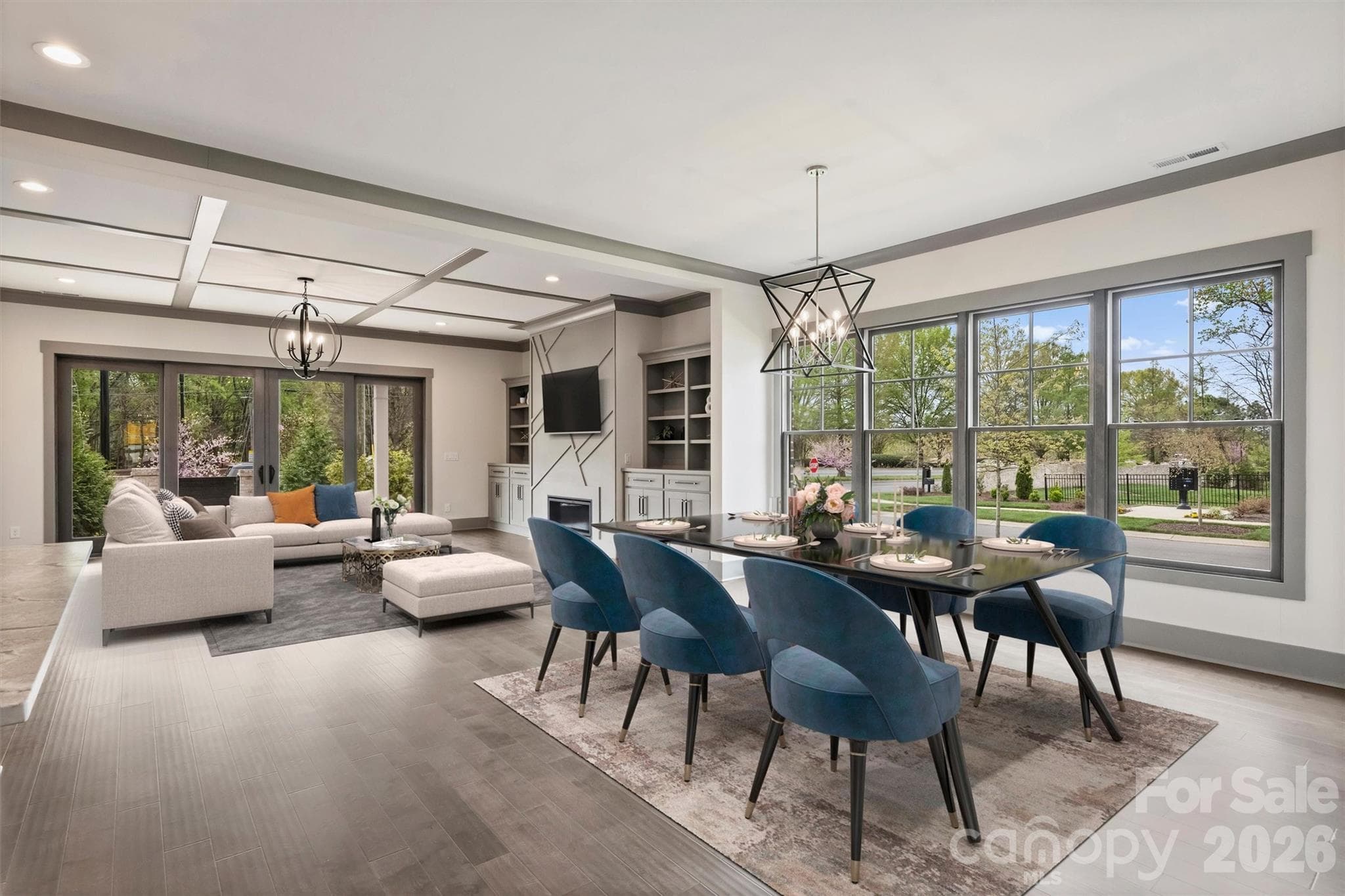 Virtually stage Dining and Great Room - Charlotte