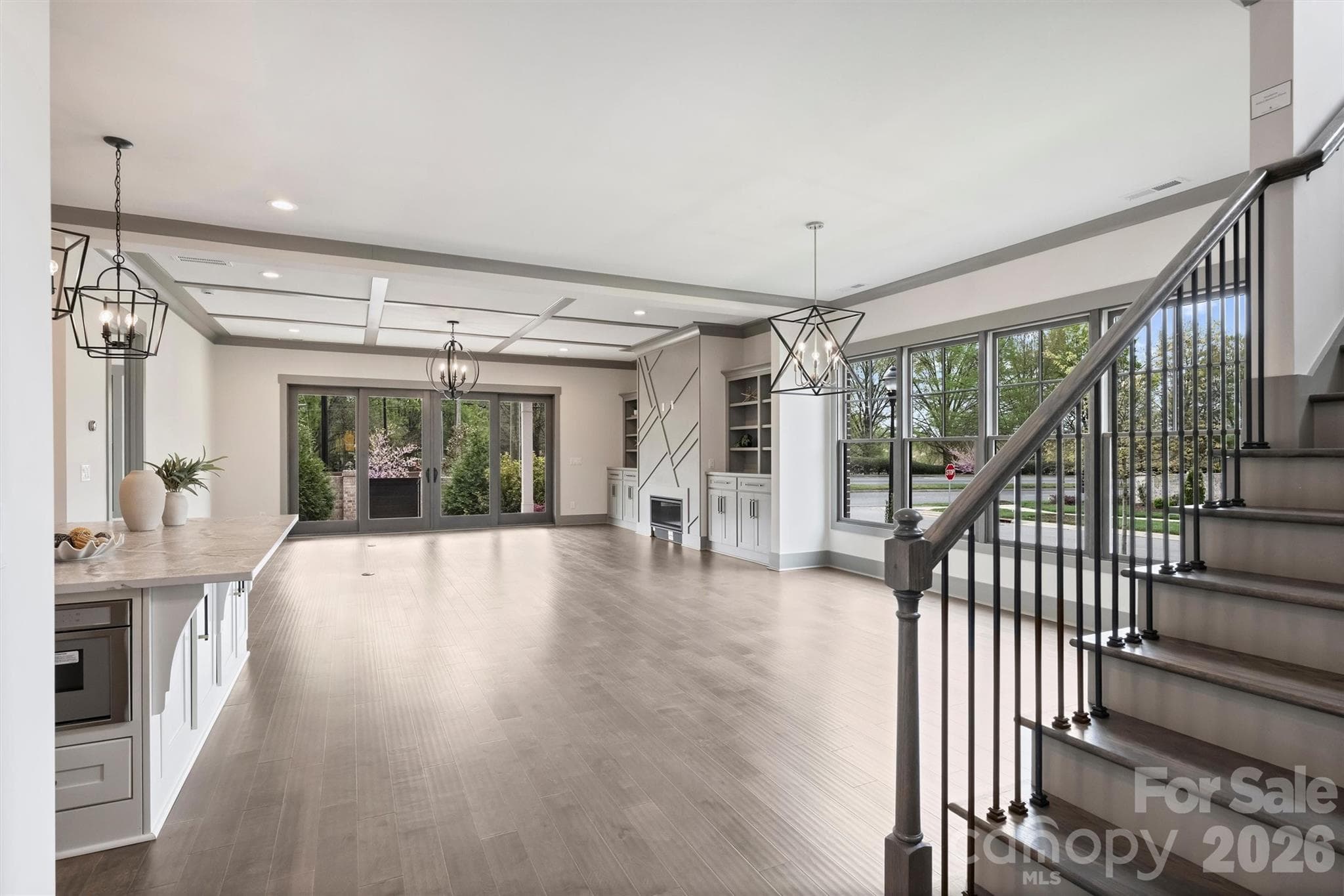 Open floor plan - 8159 Fairview Road, Charlotte