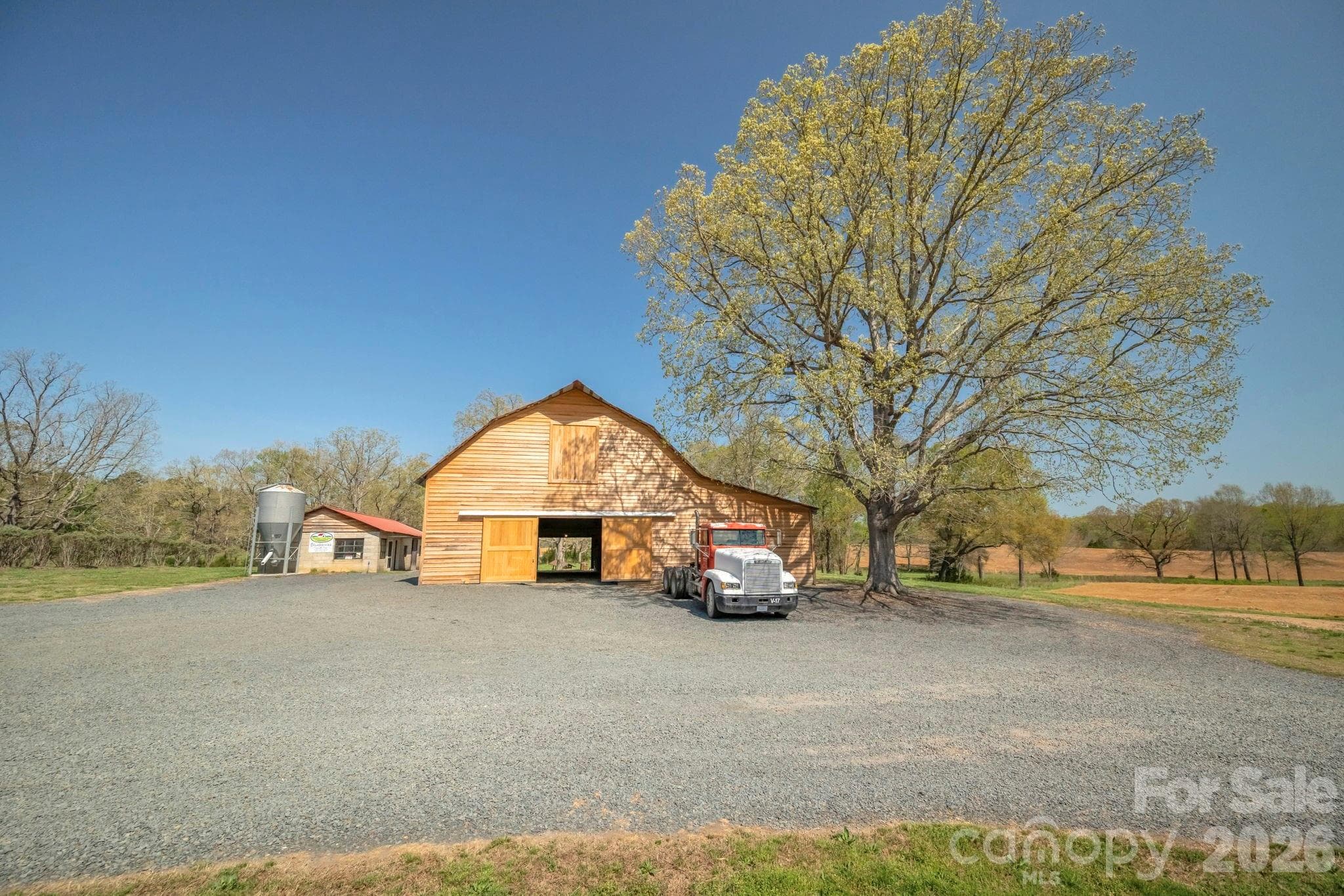 13-stall barn with re-finished cypress siding (2026) - 32286 Laton Road, Albemarle