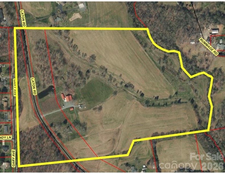 Acreage includes land on both sides of Laton Rd - 32286 Laton Road, Albemarle