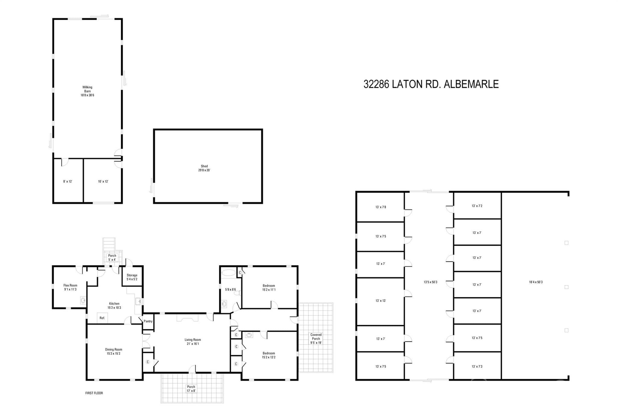Building floorplans - 32286 Laton Road, Albemarle