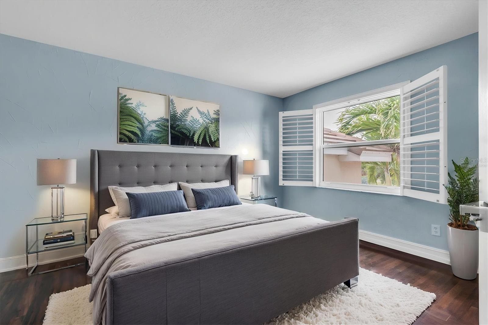 2nd Bedroom Virtually Staged - 906 LANDMARK CIR S, TIERRA VERDE