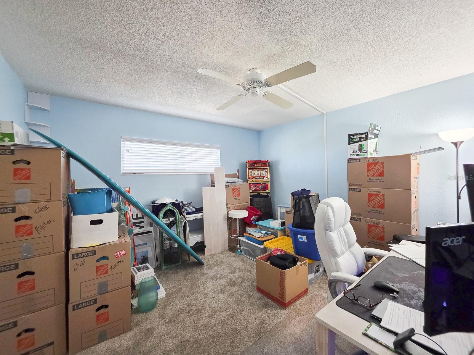 Bedroom 3... packing and ready for new owners. - 3606 S PENINSULA DR #605, PORT ORANGE