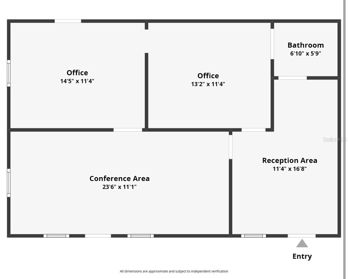 Office at 683 N COURT ST, BRONSON, photo 2 of 33