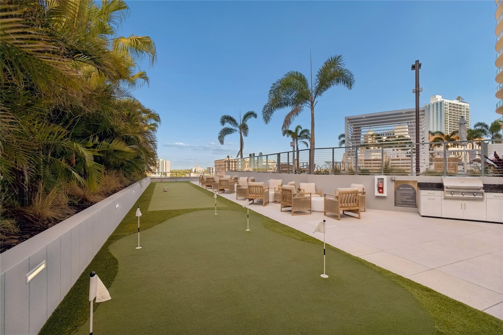 Outdoor bocce court adds another recreational option to 400 Central's extensive amenities - 400 CENTRAL AVE #2505, ST PETERSBURG