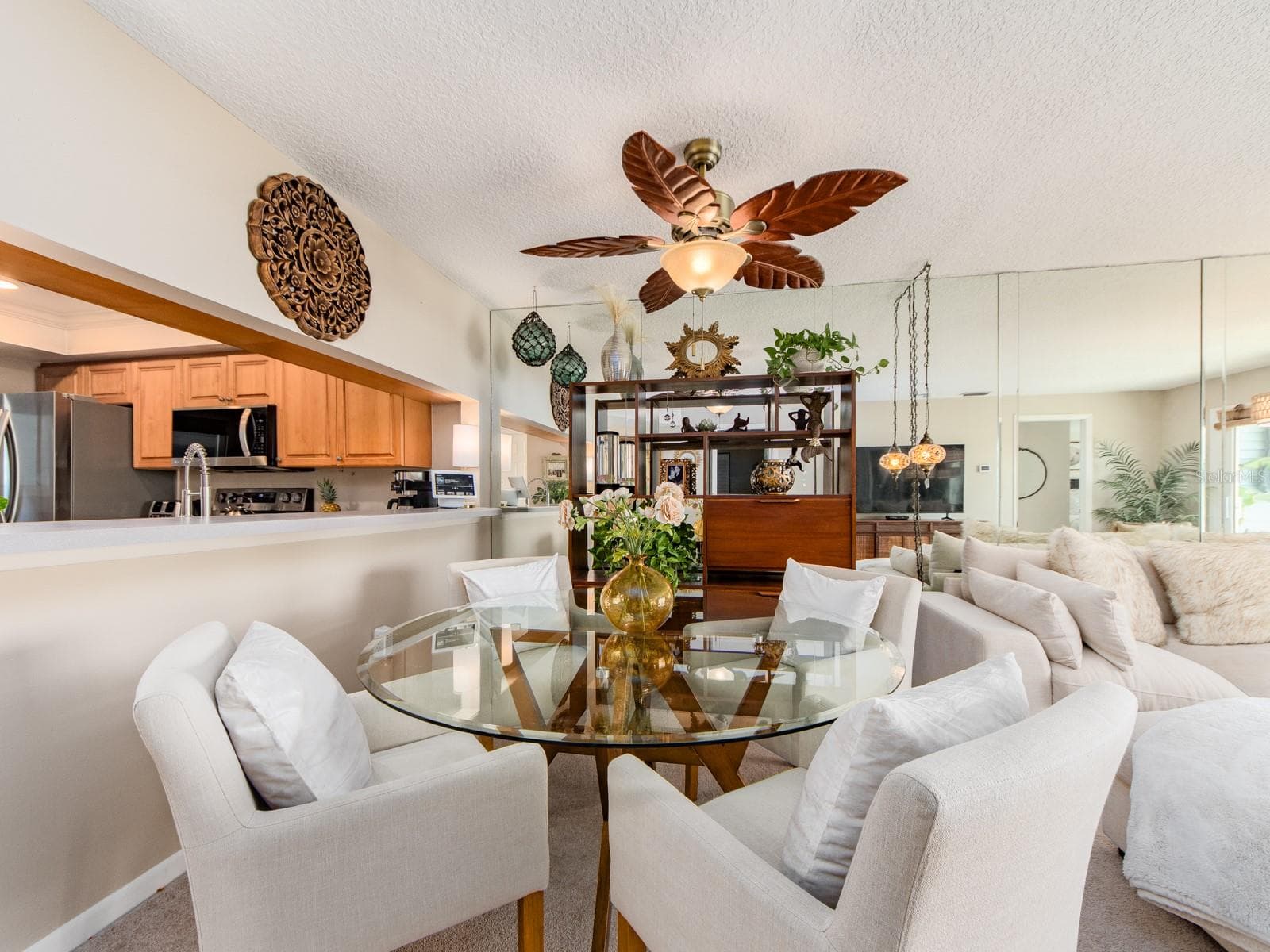 New Tropical Ceiling Fan - 610 ISLAND WAY #407, CLEARWATER BEACH