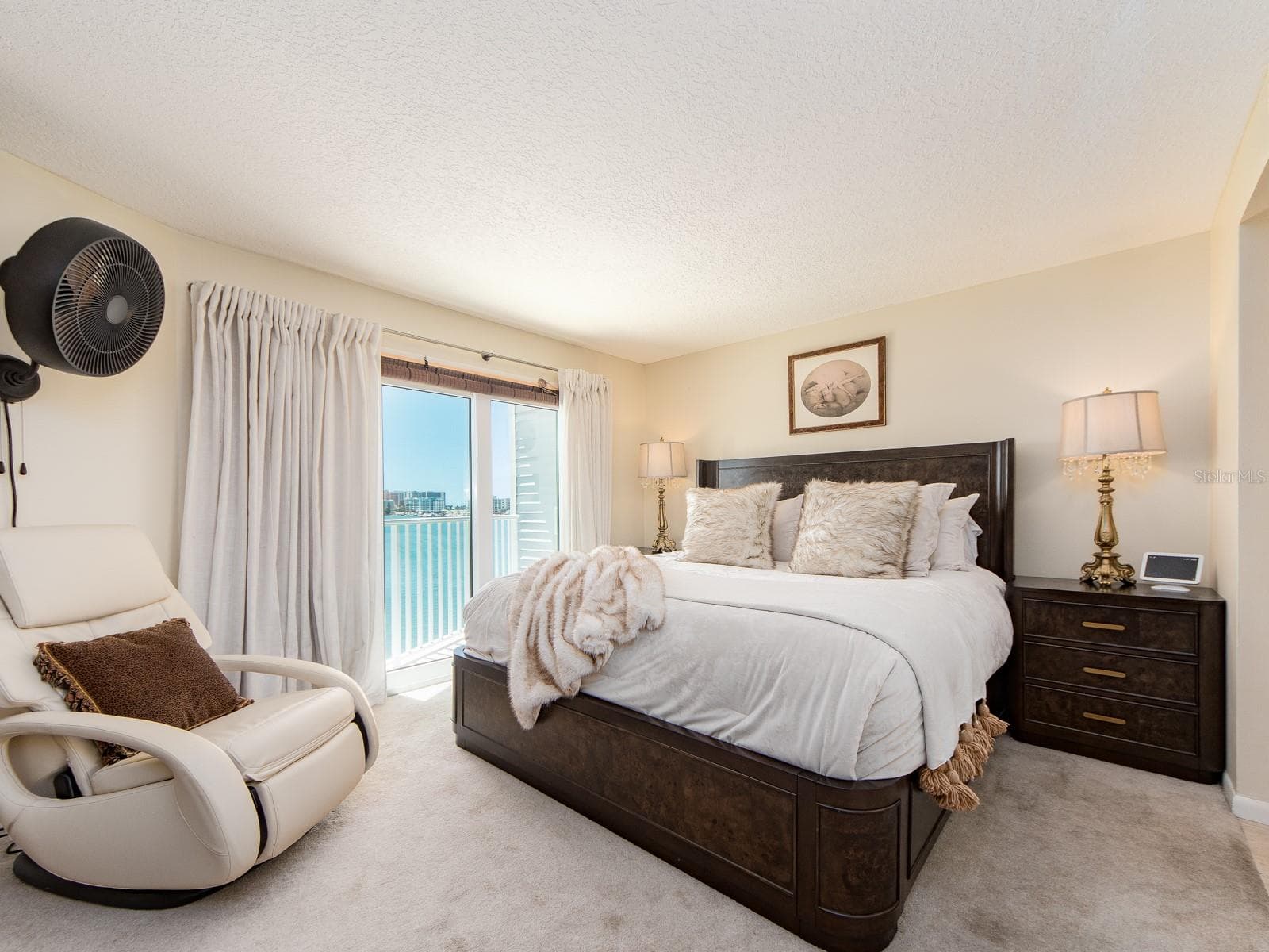 Primary Bedroom w/water view too! - 610 ISLAND WAY #407, CLEARWATER BEACH