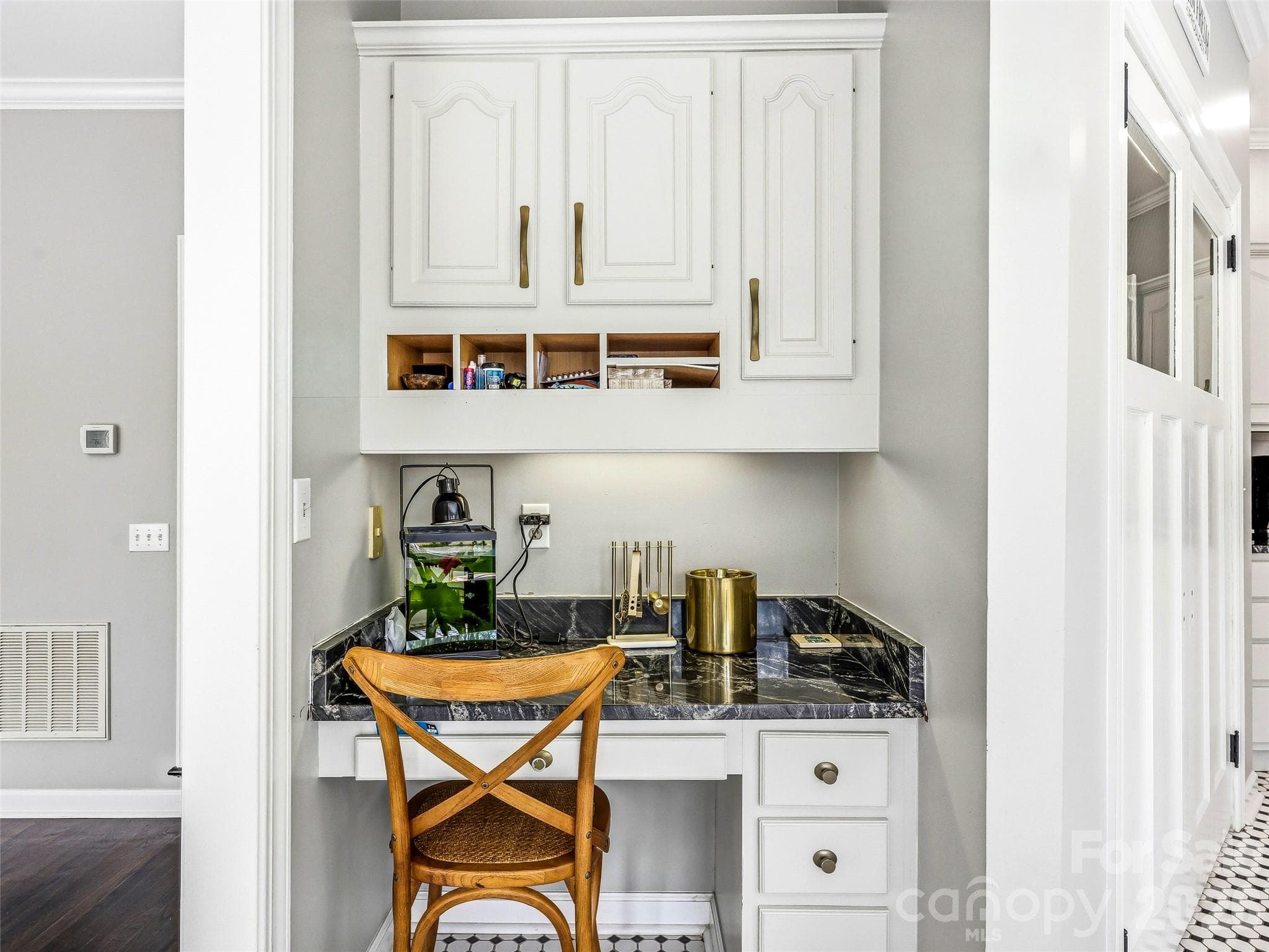 Desk area off the kitchen. - 32 Franklin Farm Road, Fletcher