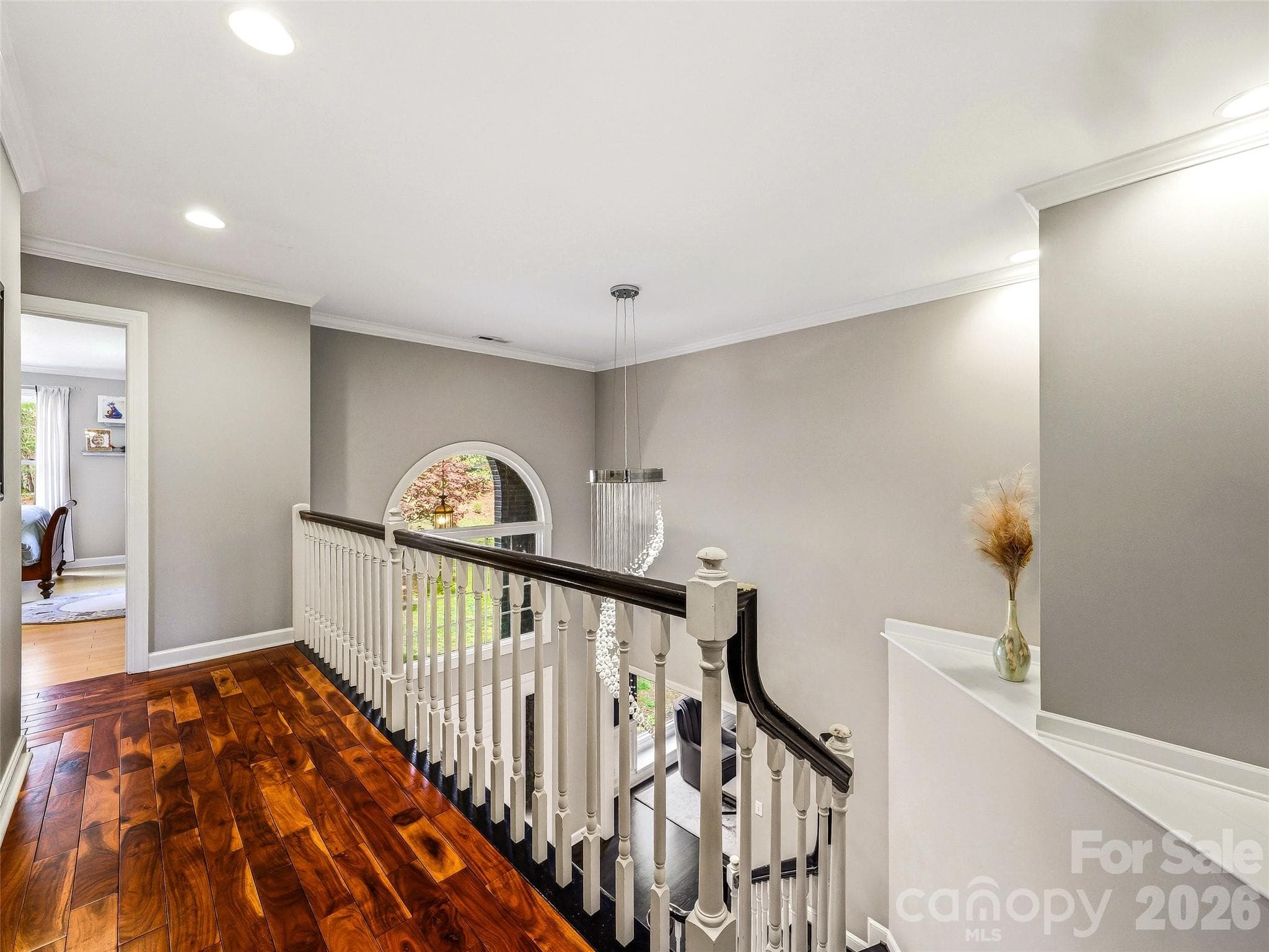 Second level foyer. - 32 Franklin Farm Road, Fletcher