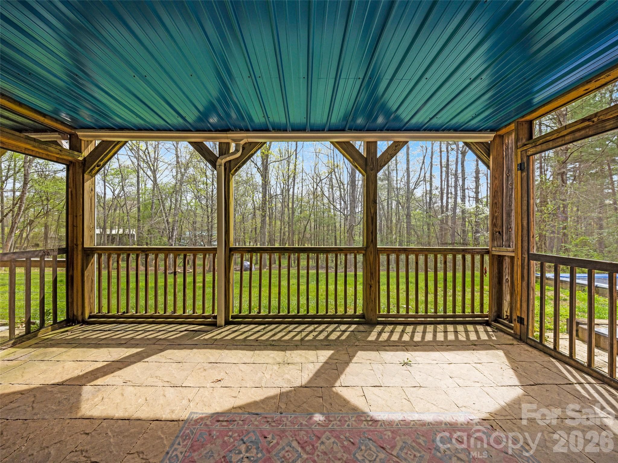 Guest suite screened in porch. - 32 Franklin Farm Road, Fletcher
