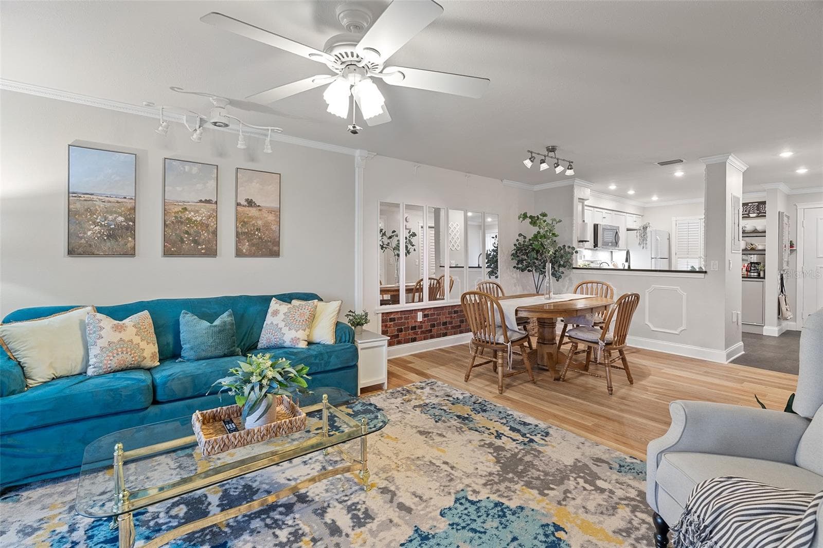 Open Dining/Living Room Floor plan - 200 INTERNATIONAL DRIVE #815, CAPE CANAVERAL