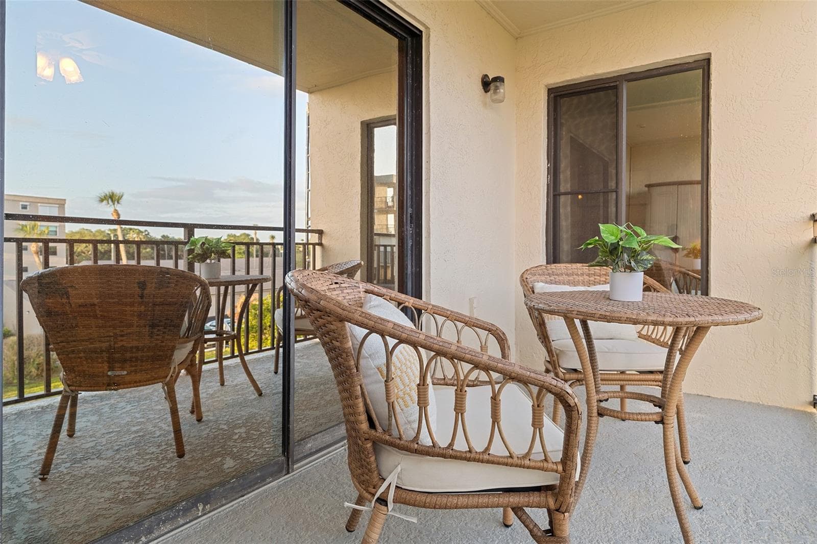 Reflective Privacy film on sliding glass door and windows - 200 INTERNATIONAL DRIVE #815, CAPE CANAVERAL