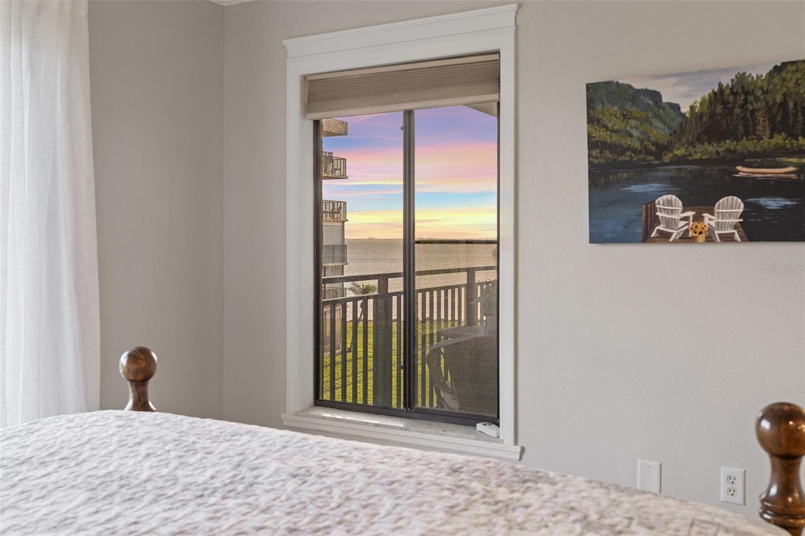 Primary Bedroom water view - 200 INTERNATIONAL DRIVE #815, CAPE CANAVERAL