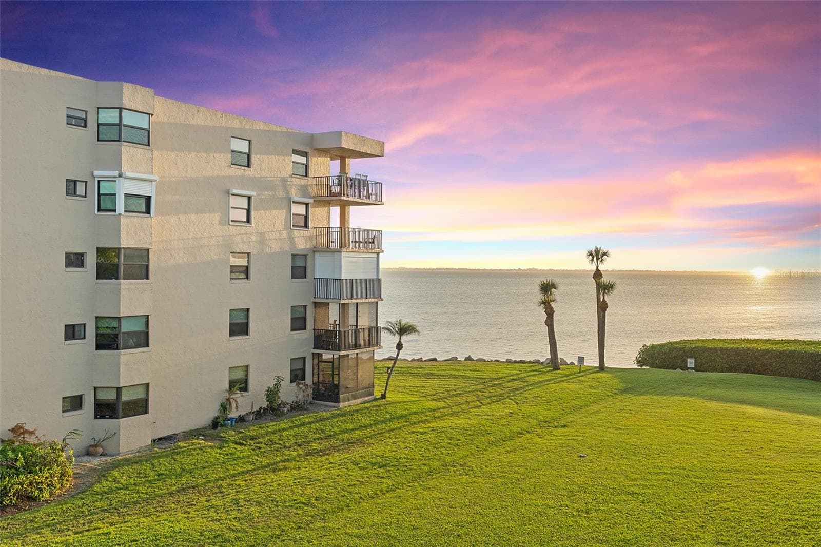 Water view from unit's primary bedroom window and balcony - 200 INTERNATIONAL DRIVE #815, CAPE CANAVERAL
