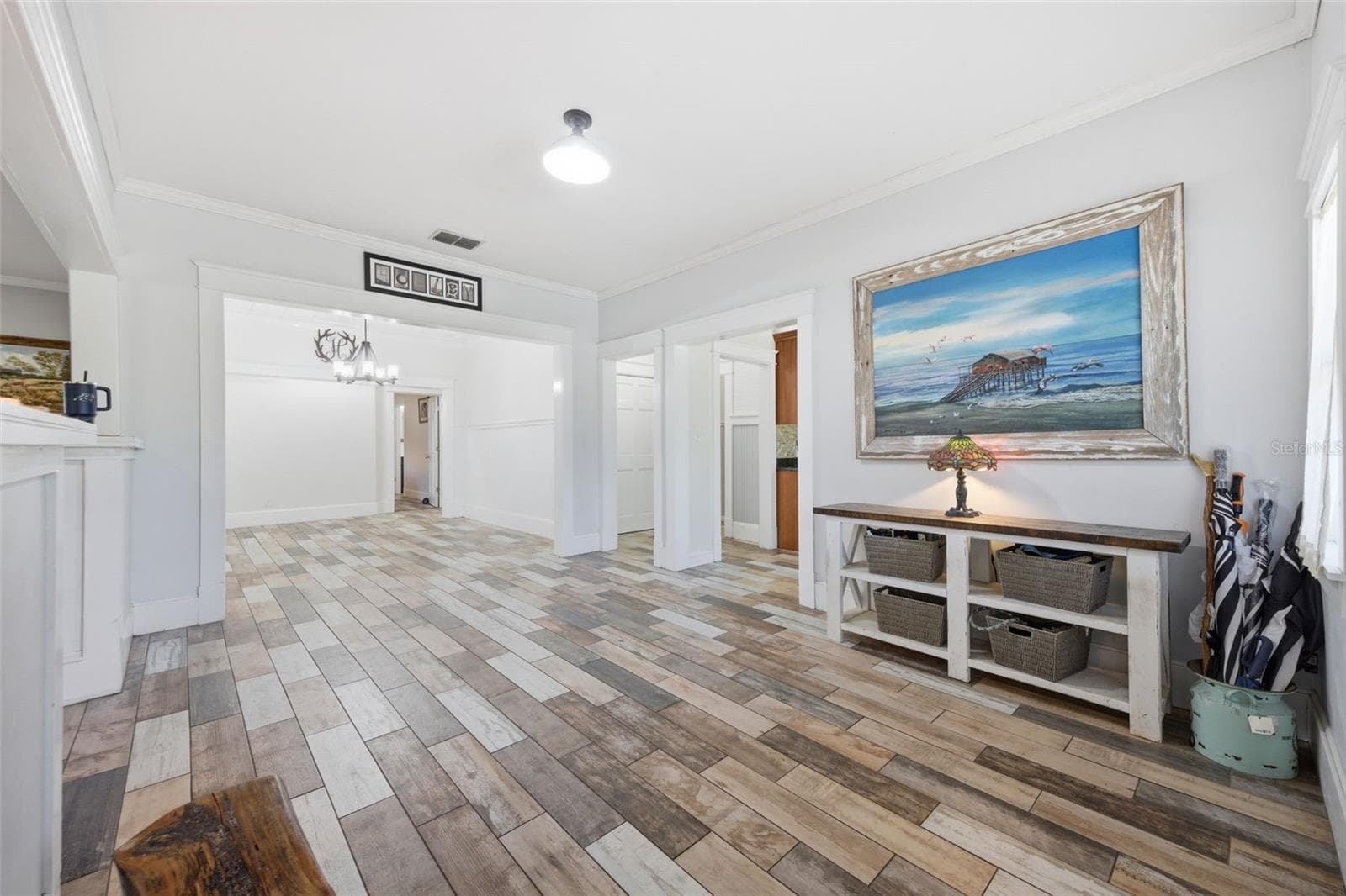 View of Dining room from front door - 3752 OLD KEYSTONE RD, TARPON SPRINGS