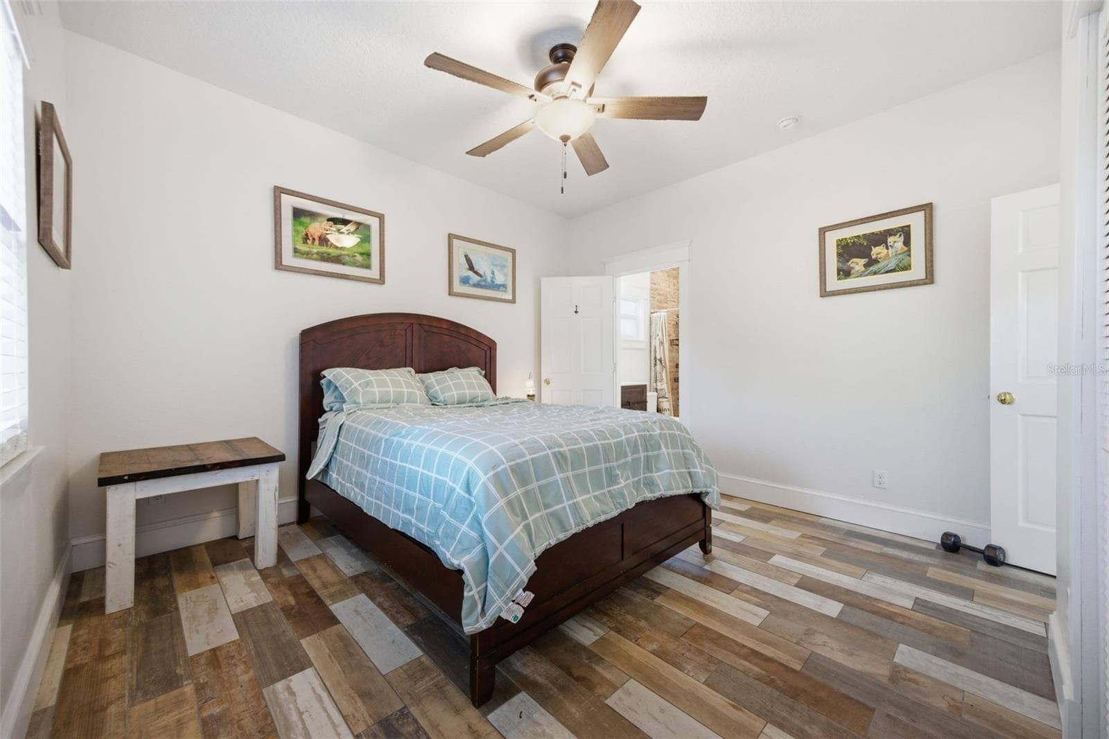 Bedroom 4 with entrance into Jack & Jill Bath - 3752 OLD KEYSTONE RD, TARPON SPRINGS
