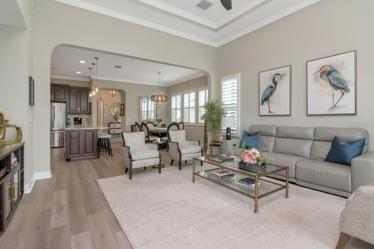 Living Room - 4170 BARLETTA CT, WESLEY CHAPEL
