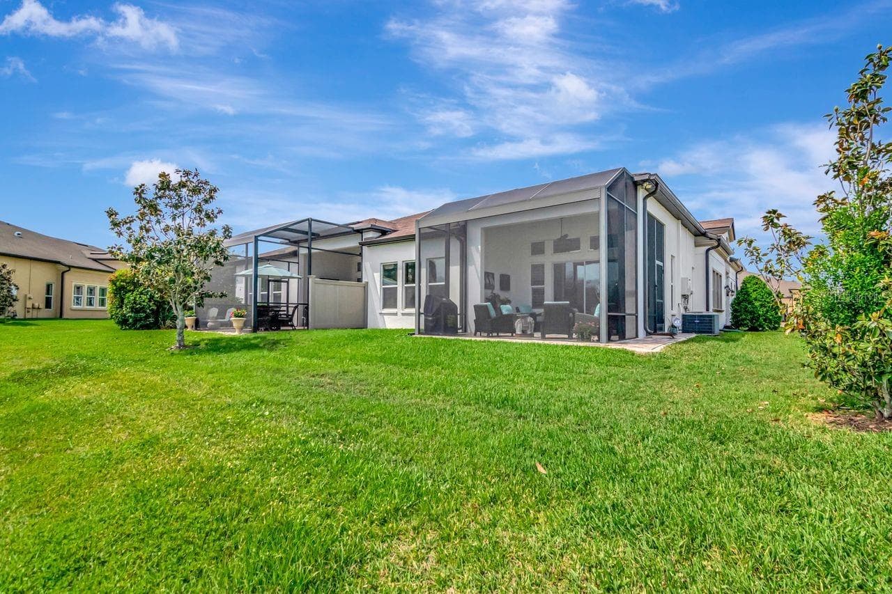 Rear view - 4170 BARLETTA CT, WESLEY CHAPEL