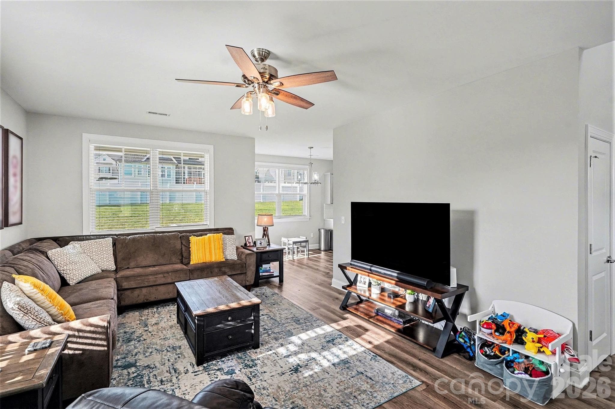 Family room with lots of natural light. - Shelby