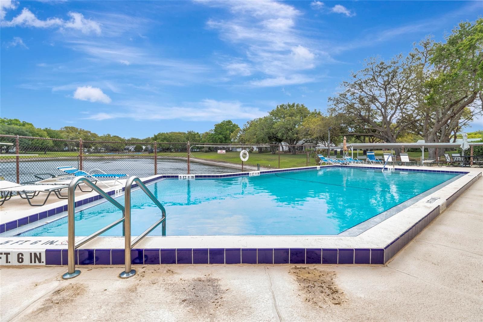 Outdoor swimming pool for community - 27 GORDON CT, LEESBURG