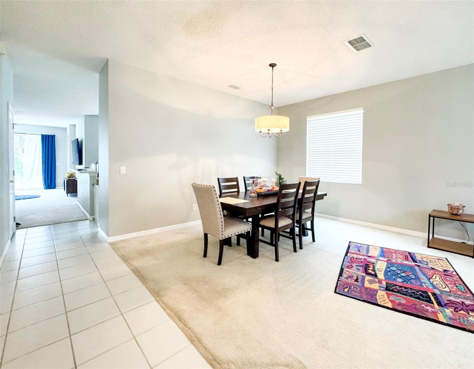Living room & Dining room - 1207 ROYAL SAINT GEORGE DR, ORLANDO